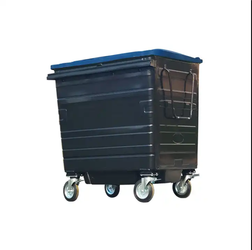 Przemysłowy metalowy kosz na śmieci